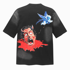 Hellstar Soul Graffiti Washed T-Shirt