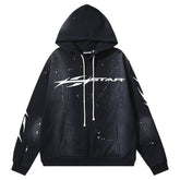 Hellstar Logo Pattern Printed Hoodie