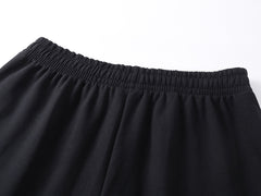 Balenciaga Logo Embroidered Knit Shorts