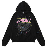 Sp5der Young Thug Punk Hoodie-Black #142