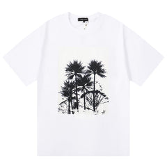 Purple Brand Palm Tree Print T-Shirt