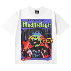 Hellstar P2P Preto Branco T-Shirt