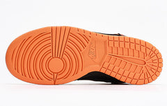 Off White x Futura x Nike Dunk Low Black Orange