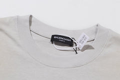 Balenciaga Logo Embroidered Printed T-Shirt Oversize