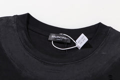 Balenciaga Heavy Metal Artwork  T-Shirt Black Oversize