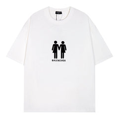 Balenciaga Pride T-Shirt White Oversize