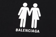 Balenciaga Pride T-Shirt Black Oversize