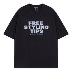 Balenciaga Free Styling Tips T-Shirt Oversize