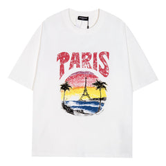 Balenciaga Paris Tropical T-Shirt Oversize