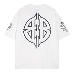 Balenciaga Metal Bb Crew-neck T-Shirt Oversize