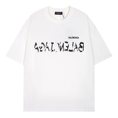 Balenciaga Letter Printed Logo T-Shirt Oversize