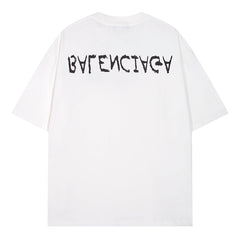 Balenciaga Letter Printed Logo T-Shirt Oversize