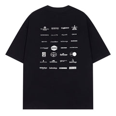 Balenciaga Logo Collection Print T-shirt Oversize