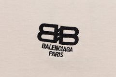 Balenciaga Logo Bb Print T-shirt Oversize