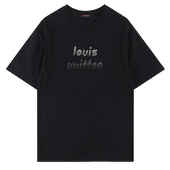 Louis Vuitton Crystal Embroidery Logo T-Shirt