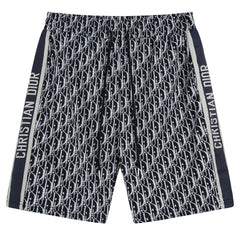 DIOR Christian Jacquard Logo Shorts Oversize