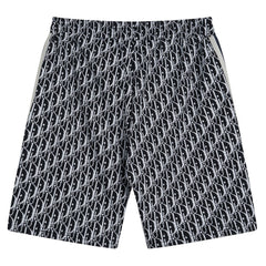 DIOR Christian Jacquard Logo Shorts Oversize