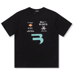 Balenciaga Multi-element printed T-shirt Oversize