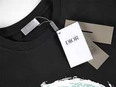 Dior Letter Print T-Shirt Oversize