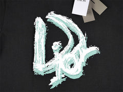 Dior Letter Print T-Shirt Oversize