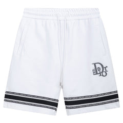 DIOR LOGO Print Shorts Oversize