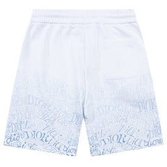 DIOR Classic Letter LOGO Print Shorts Oversize