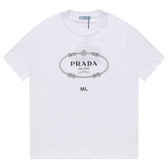 PRADA Printed Logo T-Shirt Oversized Fit