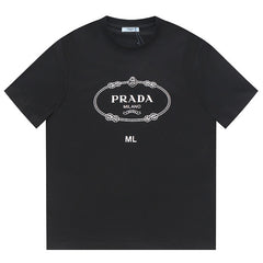 PRADA Printed Logo T-Shirt Oversized Fit