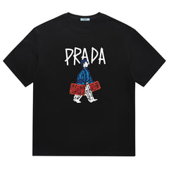 PRADA Printed Logo T-Shirt