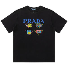 PRADA Printed Logo T-Shirt Oversized Fit