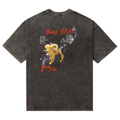 Saint Michael Cartoon Print T-Shirt