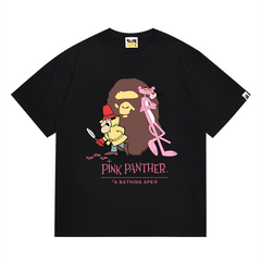 BAPE X Pink Panther Ape Head Tee