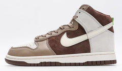 Nike Dunk High Light Chocolate