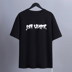 OFF WHITE Creative Letter Printing T-Shirts