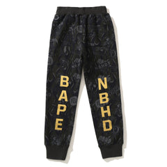 BAPE Gold Letter  Pants