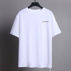 OFF-WHITE Alphabet Arrow Pattern-Print T-Shirts