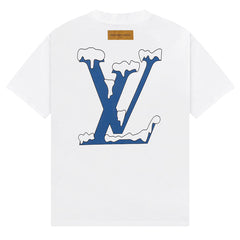 Louis Vuitton Snow Mountain Letter Print T-Shirt Oversized