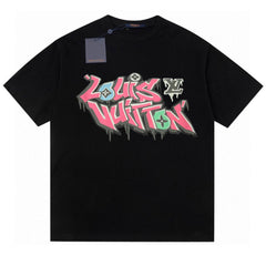 Louis Vuitton Colorful Graffiti T-Shirt Oversized
