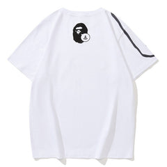 BAPExJoshua Vides Ape Head Tee White/Black