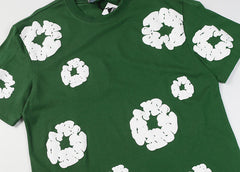 Denim Tears Men's Green T-shirt