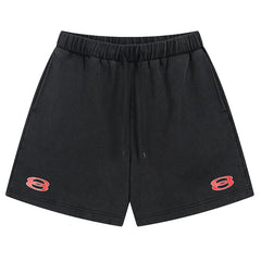 Balenciaga Logo Printed Knit Shorts