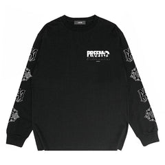 Amiri Letter Print Long Sleeve T-Shirts