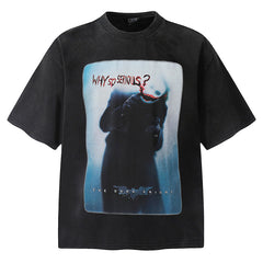 Saint Michael “WHY SO SERIOUS” Printed T-Shirt