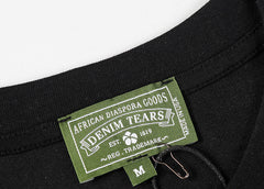 Denim Tears Men's Black T-shirt