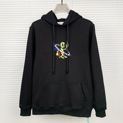 Off-White Alien Pattern Arrow Hoodies