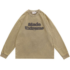 MODP SMKLIFE Letter Printing Sweatshirts