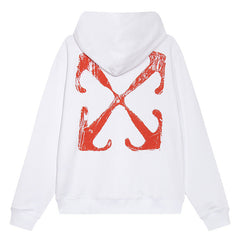 Off-White Scratch Arrow Skate Hoodie Oversize