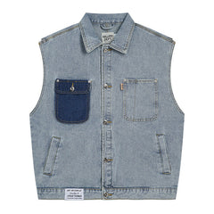 Gallery Dept Denim Vest Loose All Match Coat