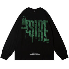 MODP SMKLIFE Letter Printing Sweatshirts