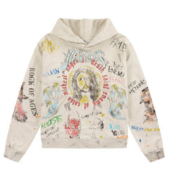 Saint Michael Graffiti Hoodie